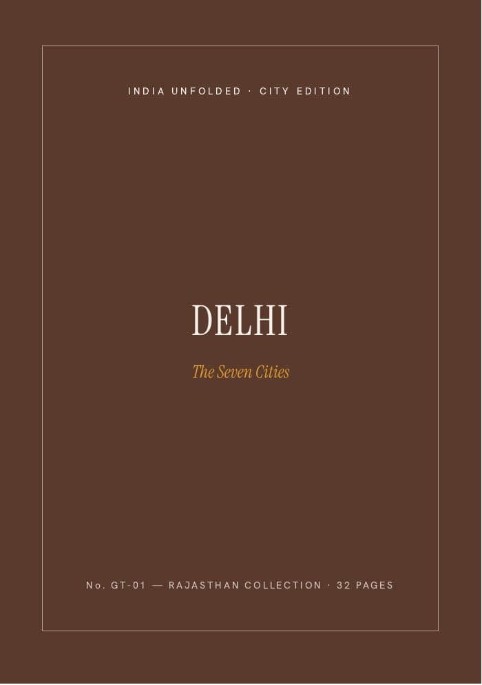 The cover of The Delhi Guide